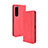 Custodia Portafoglio In Pelle Cover con Supporto BY4 per Sony Xperia 5 III Rosso