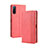 Custodia Portafoglio In Pelle Cover con Supporto BY4 per Sony Xperia L4 Rosso