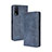 Custodia Portafoglio In Pelle Cover con Supporto BY4 per Vivo Y11s Blu