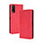 Custodia Portafoglio In Pelle Cover con Supporto BY4 per Vivo Y11s Rosso