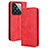 Custodia Portafoglio In Pelle Cover con Supporto BY4 per Xiaomi Mi 14 5G Rosso