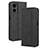 Custodia Portafoglio In Pelle Cover con Supporto BY4 per Xiaomi Poco M4 5G Nero