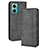 Custodia Portafoglio In Pelle Cover con Supporto BY4 per Xiaomi Redmi 10 5G Nero
