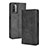 Custodia Portafoglio In Pelle Cover con Supporto BY4 per Xiaomi Redmi 9T 4G Nero