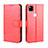 Custodia Portafoglio In Pelle Cover con Supporto BY5 per Google Pixel 4a Rosso