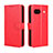 Custodia Portafoglio In Pelle Cover con Supporto BY5 per Google Pixel 8a 5G Rosso