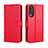 Custodia Portafoglio In Pelle Cover con Supporto BY5 per Huawei Nova 10z Rosso