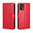 Custodia Portafoglio In Pelle Cover con Supporto BY5 per Motorola Moto Edge 30 Neo 5G Rosso