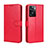 Custodia Portafoglio In Pelle Cover con Supporto BY5 per OnePlus Nord N20 SE Rosso