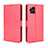 Custodia Portafoglio In Pelle Cover con Supporto BY5 per Oppo Find X3 5G Rosso