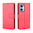 Custodia Portafoglio In Pelle Cover con Supporto BY5 per Oppo Find X5 Lite 5G Rosso