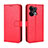 Custodia Portafoglio In Pelle Cover con Supporto BY5 per Oppo Reno8 Pro+ Plus 5G Rosso