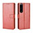 Custodia Portafoglio In Pelle Cover con Supporto BY5 per Sony Xperia 1 IV