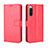 Custodia Portafoglio In Pelle Cover con Supporto BY5 per Sony Xperia 10 IV Rosso