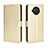Custodia Portafoglio In Pelle Cover con Supporto BY5 per Xiaomi Mi 10T Lite 5G Oro