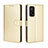 Custodia Portafoglio In Pelle Cover con Supporto BY5 per Xiaomi Mi 10T Pro 5G Oro