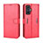 Custodia Portafoglio In Pelle Cover con Supporto BY5 per Xiaomi Poco F4 GT 5G Rosso