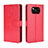 Custodia Portafoglio In Pelle Cover con Supporto BY5 per Xiaomi Poco X3 NFC Rosso