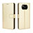 Custodia Portafoglio In Pelle Cover con Supporto BY5 per Xiaomi Poco X3 Oro