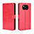 Custodia Portafoglio In Pelle Cover con Supporto BY5 per Xiaomi Poco X3 Rosso