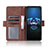 Custodia Portafoglio In Pelle Cover con Supporto BY6 per Asus ROG Phone 5s