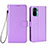Custodia Portafoglio In Pelle Cover con Supporto BY6 per Xiaomi Poco M5S Viola