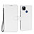 Custodia Portafoglio In Pelle Cover con Supporto BY6 per Xiaomi Redmi 9 India Bianco