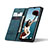 Custodia Portafoglio In Pelle Cover con Supporto C01S per Samsung Galaxy A12 Nacho