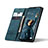 Custodia Portafoglio In Pelle Cover con Supporto C01S per Samsung Galaxy A23 5G