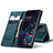 Custodia Portafoglio In Pelle Cover con Supporto C01S per Samsung Galaxy A33 5G