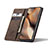 Custodia Portafoglio In Pelle Cover con Supporto C01S per Samsung Galaxy A41
