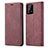 Custodia Portafoglio In Pelle Cover con Supporto C01S per Samsung Galaxy A53 5G Rosso Rosa