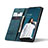 Custodia Portafoglio In Pelle Cover con Supporto C01S per Samsung Galaxy F42 5G