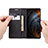 Custodia Portafoglio In Pelle Cover con Supporto C01S per Samsung Galaxy M21s