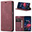 Custodia Portafoglio In Pelle Cover con Supporto C01S per Samsung Galaxy M53 5G