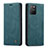 Custodia Portafoglio In Pelle Cover con Supporto C01S per Samsung Galaxy M80S Blu