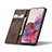 Custodia Portafoglio In Pelle Cover con Supporto C01S per Samsung Galaxy S20 Ultra 5G