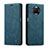 Custodia Portafoglio In Pelle Cover con Supporto C01S per Xiaomi Mi 10i 5G Blu