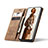 Custodia Portafoglio In Pelle Cover con Supporto C01S per Xiaomi Poco M5S