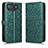 Custodia Portafoglio In Pelle Cover con Supporto C01X per Asus ROG Phone 7 Pro Verde