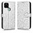 Custodia Portafoglio In Pelle Cover con Supporto C01X per Google Pixel 5