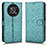 Custodia Portafoglio In Pelle Cover con Supporto C01X per Huawei Honor X9 5G Verde