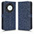 Custodia Portafoglio In Pelle Cover con Supporto C01X per Huawei Honor X9a 5G Blu