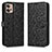 Custodia Portafoglio In Pelle Cover con Supporto C01X per Motorola Moto G32 Nero