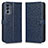 Custodia Portafoglio In Pelle Cover con Supporto C01X per Motorola Moto G62 5G
