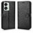 Custodia Portafoglio In Pelle Cover con Supporto C01X per OnePlus Nord 2T 5G Nero