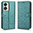 Custodia Portafoglio In Pelle Cover con Supporto C01X per OnePlus Nord 2T 5G Verde