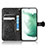 Custodia Portafoglio In Pelle Cover con Supporto C01X per Samsung Galaxy S23 5G