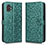 Custodia Portafoglio In Pelle Cover con Supporto C01X per Samsung Galaxy XCover 6 Pro 5G Verde