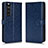 Custodia Portafoglio In Pelle Cover con Supporto C01X per Sony Xperia 1 III